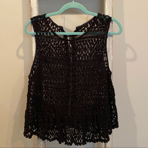 Lace Black Top - Picture 1 of 4